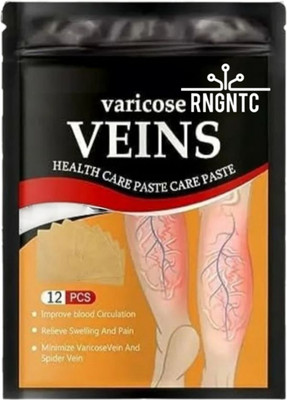 RNGNTC 12Pcs Varicose Veins Patches Relieve Soothe Swelling Pain Instant Relief Patch_ Plaster & Patch(12 Patches)