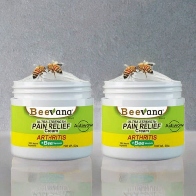 ACTIWOW BeeVana Quick Relief for Arthritis & Sore Muscles Pack of 2 Cream(2 x 25 g)