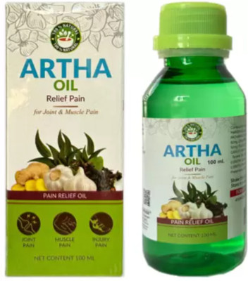 Artha Pain Relief Oil - Relief from Knee, Back, Neck & Shoulder pain pack of 1 Liquid(100 ml)