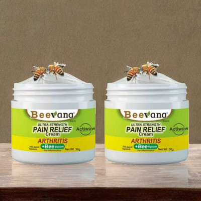 Bee Venom Joint Pain Relief for Stiff & Swollen Joints Pack of 2 Cream(2 x 50 g)