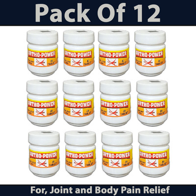 JRA Cure Ayurvedic Ortho Power pack of 12 Tablets(12 x 40 Units)