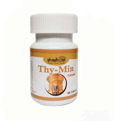 Shashwat Herbal Shashwat Thy-Min 60Tab Pack of 2 Tablets(2 x 60 Units)
