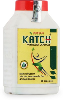 Masolin Herbal Katch - Pain Relief Ayurvedic Capsules 60's* Capsules(60 Units)