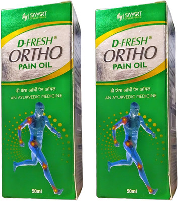 D FRESH ORTHO PAIN RELIF OIL FAST ACTION FORMULA Liquid(2 x 50 ml)