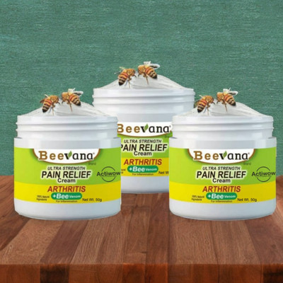 ACTIWOW BeeVana Joint & Muscle Relief for Fast Pain Alleviation Pack of 3 Cream(3 x 16.67 g)