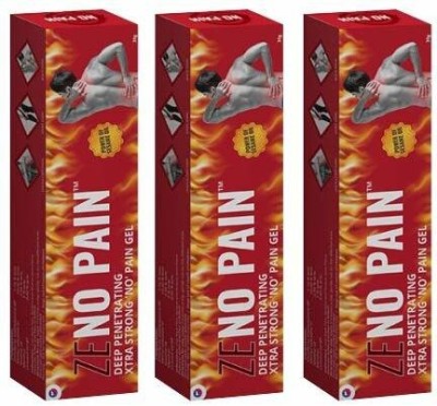 ZENOPAIN Pain Relief Gel for Back Pain, Muscle Pain, Joint Pain, Knee Pain - Pack of 3 Gel(3 x 10 g)