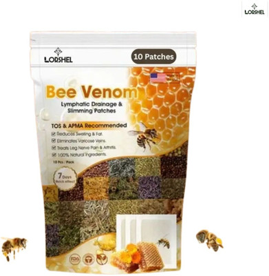 LORSHEL Bee Venom Foot Patches - Pain Relief Support with Toxin Removal Plaster & Patch(10 Patches)