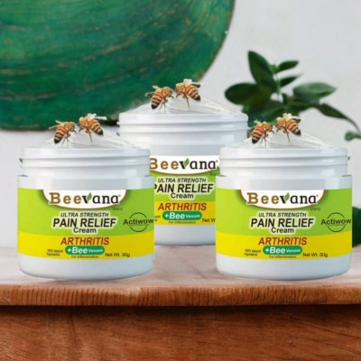 Bee Venom Fast Relief for Sore Neck & Shoulders Pack of 3 Cream(3 x 50 g)