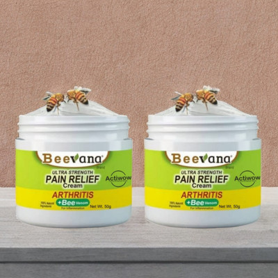 Bee Venom Fast-Acting Relief for Neck & Shoulder Pain Pack of 2 Cream(2 x 50 g)