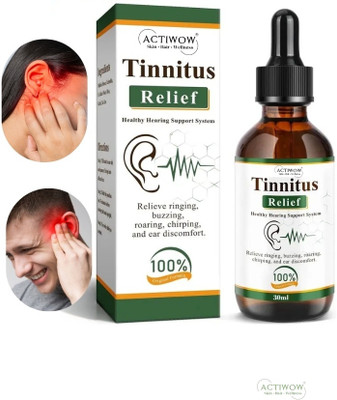 ACTIWOW Tinnitus Relief Natural Ear Clear Capsules Liquid(30 ml)