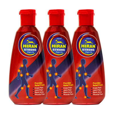 aswini Hiran Pain Relief Oil Liquid(3 x 70 ml)