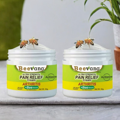 Bee Venom Cream for Effective Relief from Muscle Tension Pack of 2 Cream(2 x 50 g)