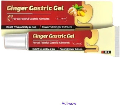 ACTIWOW Ginger Gastric Gel for All-Day Digestive Support Gel(30 g)