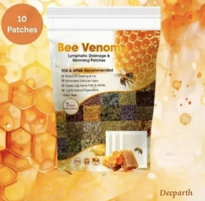 Deeparth Foot Pads with Bee Venom to Help Relax and Cleanse Plaster & Patch(100 g)