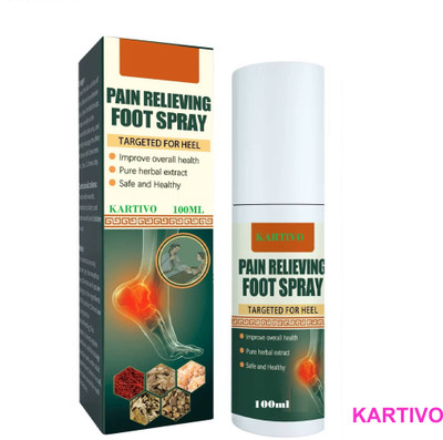 KARTIVO Foot Spray – Pain Relief & Comfort Formula Liquid(100 ml)