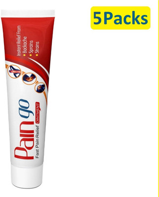 RCM PAIN GO - Fast Pain Relief Ointment - 5 x 30g (Instant relief from Backache, Sprains, Strains) Balm(5 x 30 g)