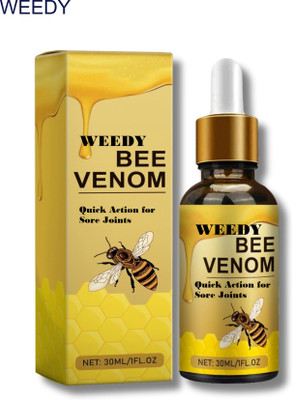 WEEDY Bee Venom Fast Acting Oil for Chronic Pain Relief Liquid(30 ml)