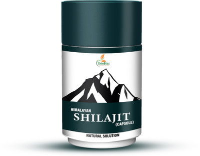 grinbizz Himalayan Shilajit Capsule Helps in Boosting Stamina, Immunity/Instant Energy Capsules(110 g)