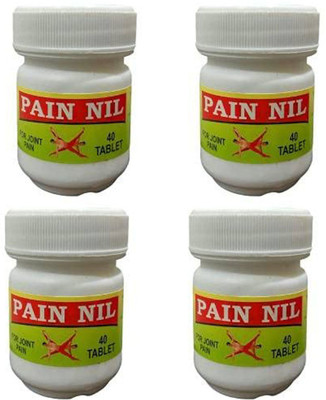 Quickbits Pain Nil Tablets For Joint Pain (4 Bottles x 40 tablets) Tablets(4 x 40 Units)