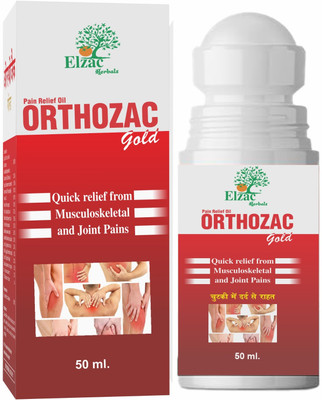 elzac herbals Pain Reilef Roll on for Instant Relief| Ayurvedic Roll-on balm Herbal ingrediant Balm(2 x 50 ml)