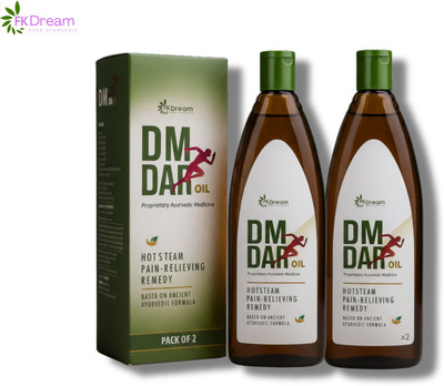 damdar Dmdar Herbal Oil 2pc Comforting Relief for Physical Stress & Strain Liquid(2 x 100 ml)