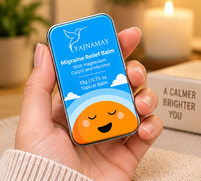 YAJNAMAY Topical Massage Balm with Menthol Magnesium and CoQ10 Pack of 1 Balm(10 g)