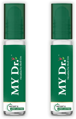 MY Dr. Headache Roll on - 10ml Pack of 2 Liquid(2 x 1 Units)