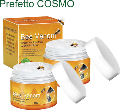 Prefetto COSMO Bee Venom Pain Relief for Bone Healing & Recovery Cream(2 x 100 g)