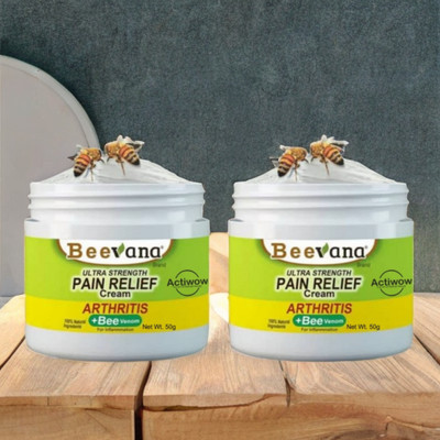 Bee Venom Pain Relief for Sore Neck & Shoulders Pack of 2 Cream(2 x 50 g)