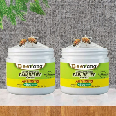 ACTIWOW BeeVana Fast Relief for Back & Hip Discomfort Pack of 2 Cream(2 x 25 g)