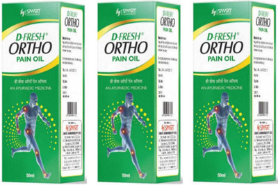 D FRESH Ortho Pain Oil Liquid 3x50ml Liquid(3 x 50 ml)