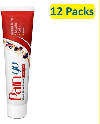 RCM PAIN GO - Fast Pain Relief Ointment - 12 x 30g (Instant relief from Backache, Sprains, Strains) Balm(12 x 30 g)