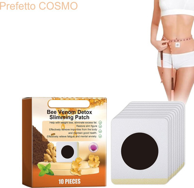 Prefetto COSMO Bee Venom Detox Slimming Patch – Natural Trimming Solution Plaster & Patch(10 Patches)