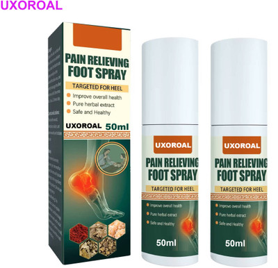 uxoroal Foot Pain Cooling Spray – Fast Herbal Recovery Liquid(2 x 50 ml)