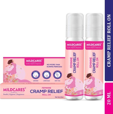 Gynocup Feminine Cramp Relief Roll On All in One (Periods, Lower Back Pain & Body Pain)(Pack of 2) Liquid(2 x 10 ml)