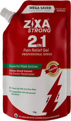 ZIXA Strong 2-in-1 Pain Relief Gel for Ultrasound Therapy (Professional Series) Gel(1 Units)