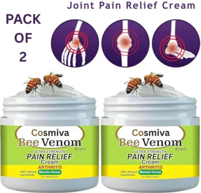 COSMIVA BeeVenom Joint & Bone Therapy Cream for Pain Relief Cream(2 x 50 g)