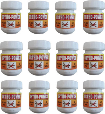 HARBORZA Ayurvedic Ortho Power New Tablet (12x 40 Units) Tablets (12x 40Units) Tablets(12 x 40 Units)