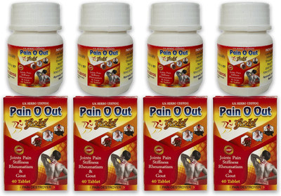 Quickbits Pain o out tablet for Arthritis, sciatica, joint muscle pain Tablets(4 x 40 Units)