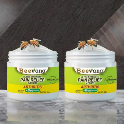 ACTIWOW BeeVana Fast-Acting Pain Cream for Quick Relief Pack of 2 Cream(2 x 25 g)