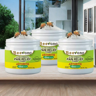 ACTIWOW BeeVana Relief for Hip & Leg Muscle Stiffness Pack of 3 Cream(3 x 16.67 g)