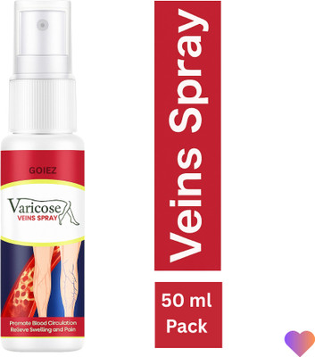 GOIEZ Varicose Veins Spray Treatment For Full Body Vein Pain And Discomfort (50 Ml) Spray(50 ml)