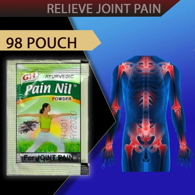 HRKH Pain nil Powder Ayurvedic gopal Herbals for Joint/body/back pain (98 piece) Powder(98 x 1 Units)