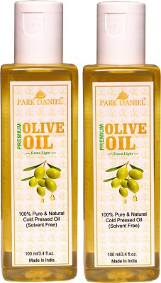 PARK DANIEL Pure Olive Oil Combo of 2 No.100 ml Bottles(200 ml)(200 ml)