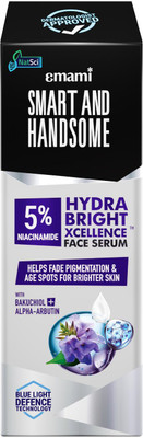 Smart and Handsome 5% Niacinamide Hydra bright Xcellence Face Serum(30 ml)