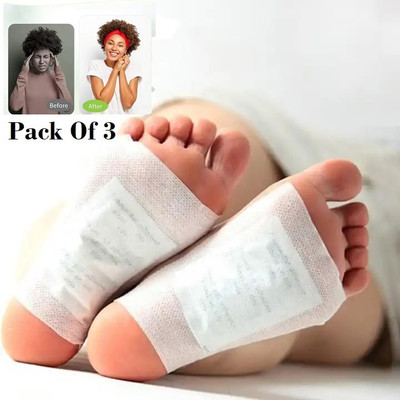FlyTouch (Pack Of 3) Health Remove Toxins Cleansing Detox Foot Patches For Men&Women(200 g)