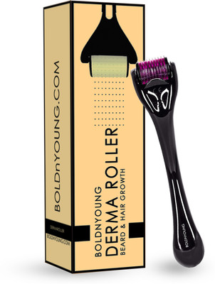 BOLDNYOUNG Derma Roller for Beard Hair Skin Face Micro Needles 0.5 mm(1 g)