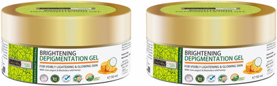 Indus Valley Brightening Depigmentation Gel with Cow Yogurt & Honey for Moisturize Skin Care(100 ml)