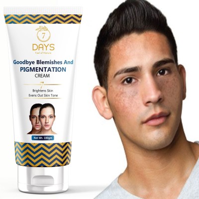 7 Days Bye Bye Pigmentation Blemishes Face Cream, For Pigmentation & Blemish Removal(100 g)