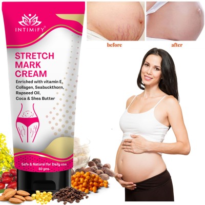 INTIMIFY Stretch Marks Remover Cream during after pregnancy delivery For women(50 g)